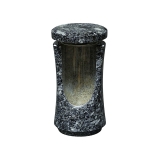 Grablampe aus Granit Azul Noche