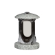 Grablaterne aus Granit Kuru grey - verchromt