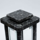 Grablampe modern aus Granit Azul Noche