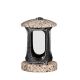 Grablaterne aus Granit Brazil gold - Barock