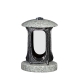 Grablaterne aus Granit Kuru grey - Barock